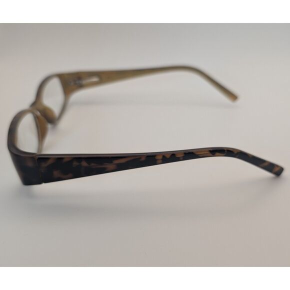 Foster Grant Tortoiseshell Rectangular Eyeglass Women’s Plastic Brown Reader - Picture 2 of 4